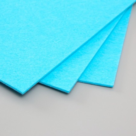 A set of hard felt "Astra" (3 pcs) blue, 3 mm, 20x30 cm-2
