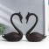 Souvenir Chugun "Two Swan" set 2 pcs 20x8x15 cm