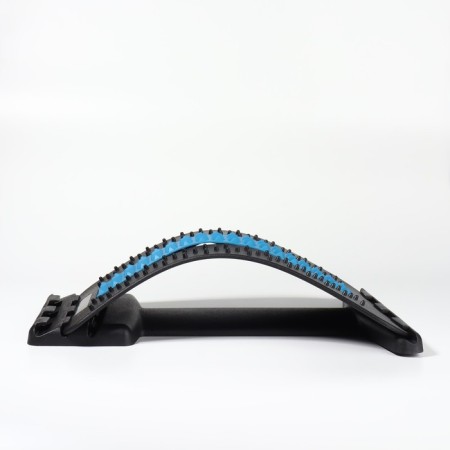 Massage for the back, three -level, 38 × 25 × 4 cm, blue color-12