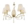 Madeline chandelier, 5x40W E14, brass color