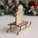 Suvenir Sanka "Snowman+Gift", 10x8.5x4.7 cm