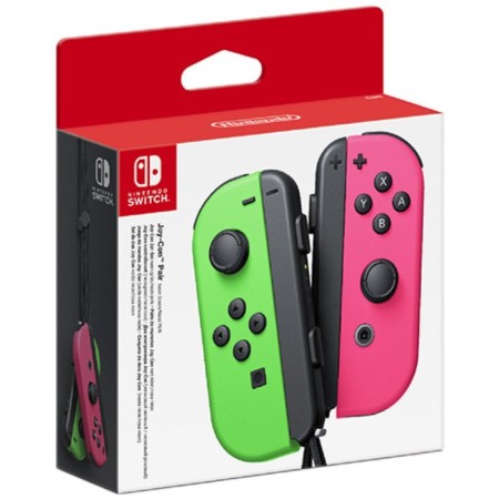 Nintendo Joy-Con controllers set, vibration, for Nintendo Switch, green, pink-4