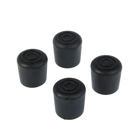 Furniture round tundra, d = 25 mm, 4 pcs., Black-1