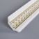 Ceiling skirting board C15/40 "Wave" gold, 39x39x2000