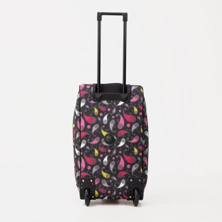 Road bag on wheels, lightning department, external pocket, colorful color-2