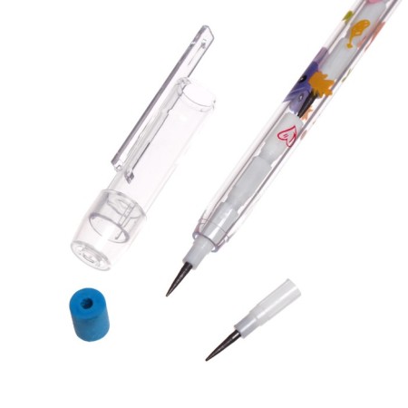 Sectional pencil "Assorted", blackographic with an eraser, mix-4