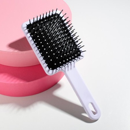 Massage comb “lilac”, wide 21.6 x 8.7 cm-1