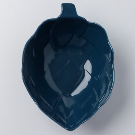 Ceramic “Artishki” salad bowl, blue, 20 x 17 cm, 600 ml, blue color-4