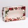 Folding box with a window for marshmallows "March 8, roses", 25 x 15 x 7 cm