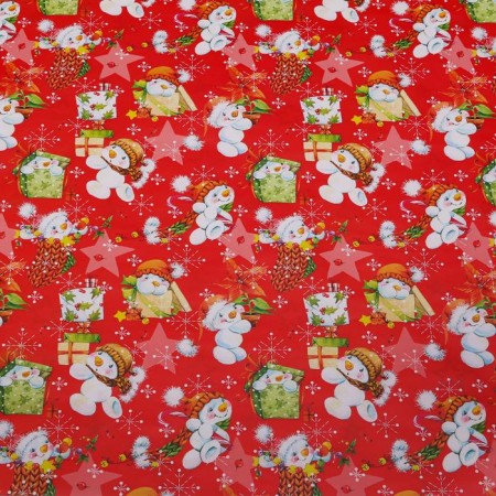Glossy packaging paper, "Christmas guest", 70 x 100 cm-2