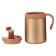 Thermal circle, 450 ml, Hot & Cool, retains heat 12 hours, 13 x 16 cm, gold