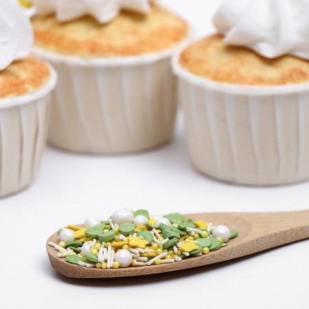 Assorted confectionery: white, yellow, green, 50 g-1