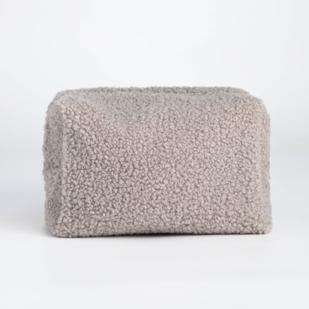 Women's road cosmetic bag with a Textura lining, gray color-9
