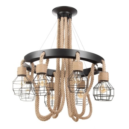 Lamp "Ronald" 8he27 60W black 75x75x75cm
