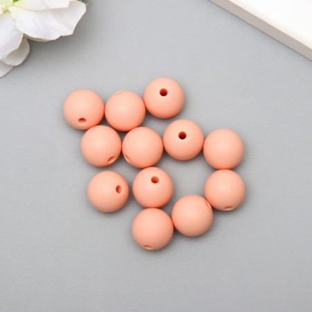 Busina silicone "round" pink bodily d = 1.2 cm-1