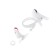 The tripod is flexible with a clothespin and a luminaire holder, Ritter, white