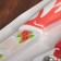 A set of kitchen supplies "Flowering", 3 objects: a knife 12.5 cm, scissors, vegetable vegetables, red color red