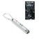 Laser pointer, with carbine, range 1 km, 3 lr 44, 7.3 x 1.2 cm, silver