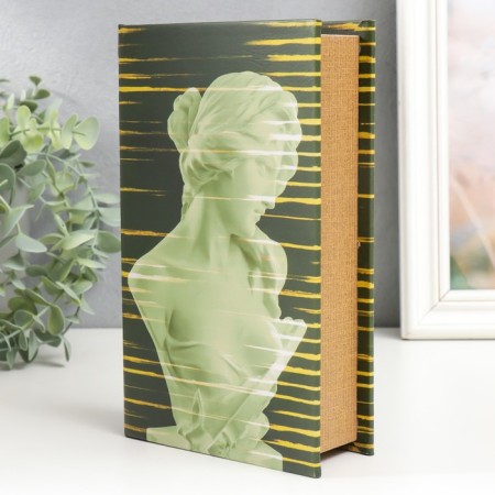 Safe Brush Tree leatherette "Bust Girl" 21x13x5 cm-1