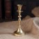 Aluminum "Versailles" per 1 candle 9x9x21.5 cm