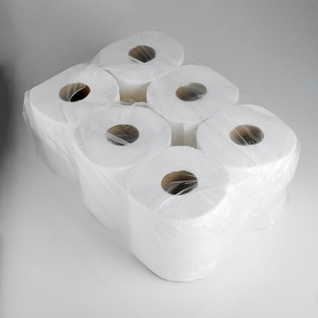 White toilet paper with perforation, for the dispenser, 2 layers, 130 meters-1