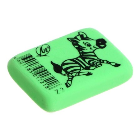 Lastik Ray "Zoo" Z2, thermoplastic rubber (35 x 25 x 8 mm) fluorescent, mix-3