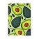 Diary Nedtir A5 80l, 7BC, Calligrata, Avocado. Pattern, matte lamination