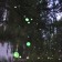 Garland “thread” 10 m, IP44, UMS, dark thread, 100 LED, Green glow, 220 V