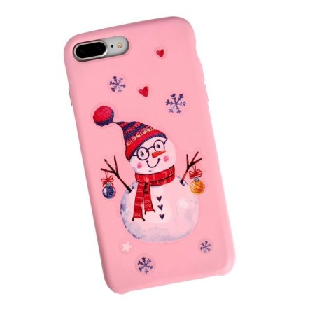 Stickers on the phone "Snowman", 8 x 14 cm, New Year-1