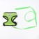 Drinking harness with a leash and reflective patch, s, ok 27, og 30-38, green