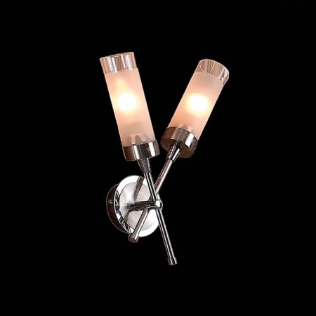 Bra "compact", 2x60W E14, chrome 18x18x26 cm-1