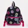 Baby backpack on lightning, external pocket, reflective strip, black/pink color