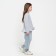 Свитшот для девочки с воланом KAFTAN "Basic line" размер 32 (110-116), цвет серый