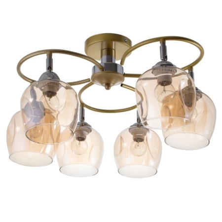 NOVA chandelier 6x60W E27 Shampan 68x68x26 cm Bayerlux-3