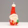 Decorative candle "Fairytale Santa", 5.7x5.8x13.2 cm, red