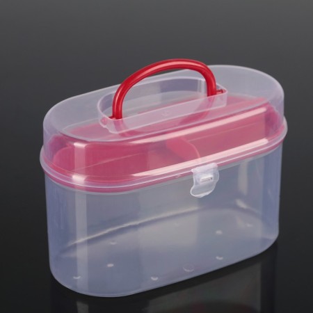 Organizer for storage with an insert, 15 × 7.5 × 10 cm, color mix-6