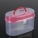 Organizer for storage with an insert, 15 × 7.5 × 10 cm, color mix