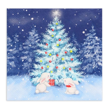 New Year's napkins Paper Home Classic "On New Year's Eve", 3 layers, 33x33 cm, 20 pcs-1