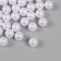 A set of beads "Pearls" d 12 mm, 250 grams, snow -white