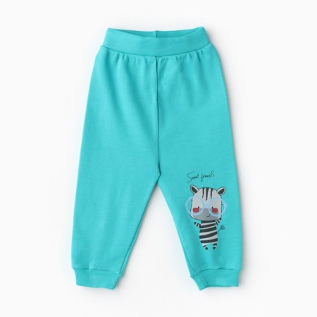 Pants children, turquoise color, height 86 cm