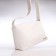 Female bag over the shoulder Textura, medium size, white color