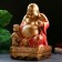 Piggy bank "Hotya sitting large" bronze, red, 32x25x51cm