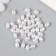 Beads for creativity Plastic "Uneven Pearls Executed" set 40 pcs 0.6x0.4 cm