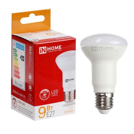 LED lamp In Home Led-R63-VC, 9 W, 230 V, E27, 3000 K, 810 lm