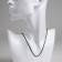 Rubber lace d = 1.5 mm, 45 cm with an extension cord, black color