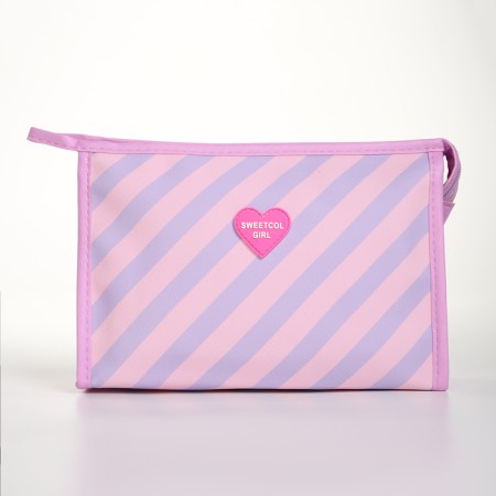 Lightning cosmetic bag, lilac color-1