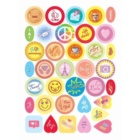 Notebook for a girl, A5, 32 sheets on the crest "Secrets of Inspiration", solid cover, with stickers, block 120g/m2-1