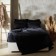 Slip on the elastic band SL Home Tencel 180*200+30 cm, col. black