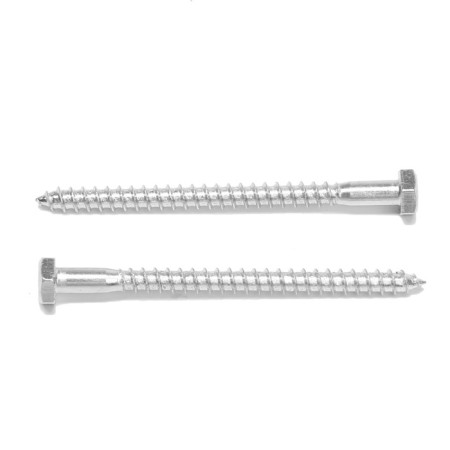 Bolt "Capercaillie", plumbing, Din571, M6x80 mm, 1500 pcs-4