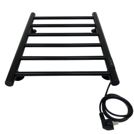 The electric heated towel "Sanprise" Aurora P6, 400x600 mm, right, black-3